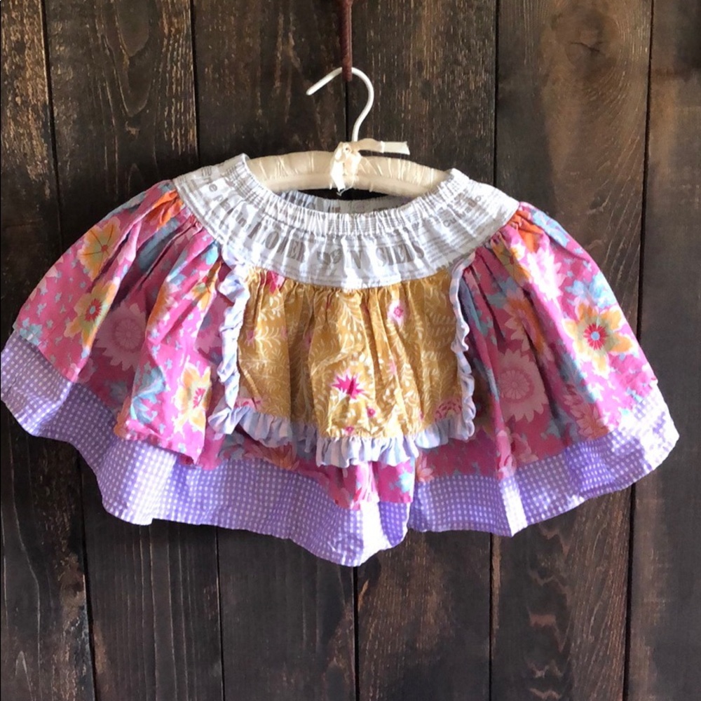 Mustard Pie Summer Magnolia Lydia Apron Skirt